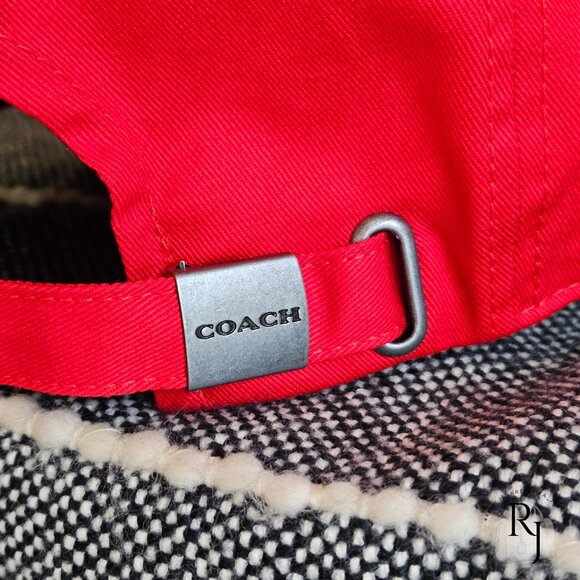Coach Women’s Baseball Hat – Red | NWT - Picture 6 of 10